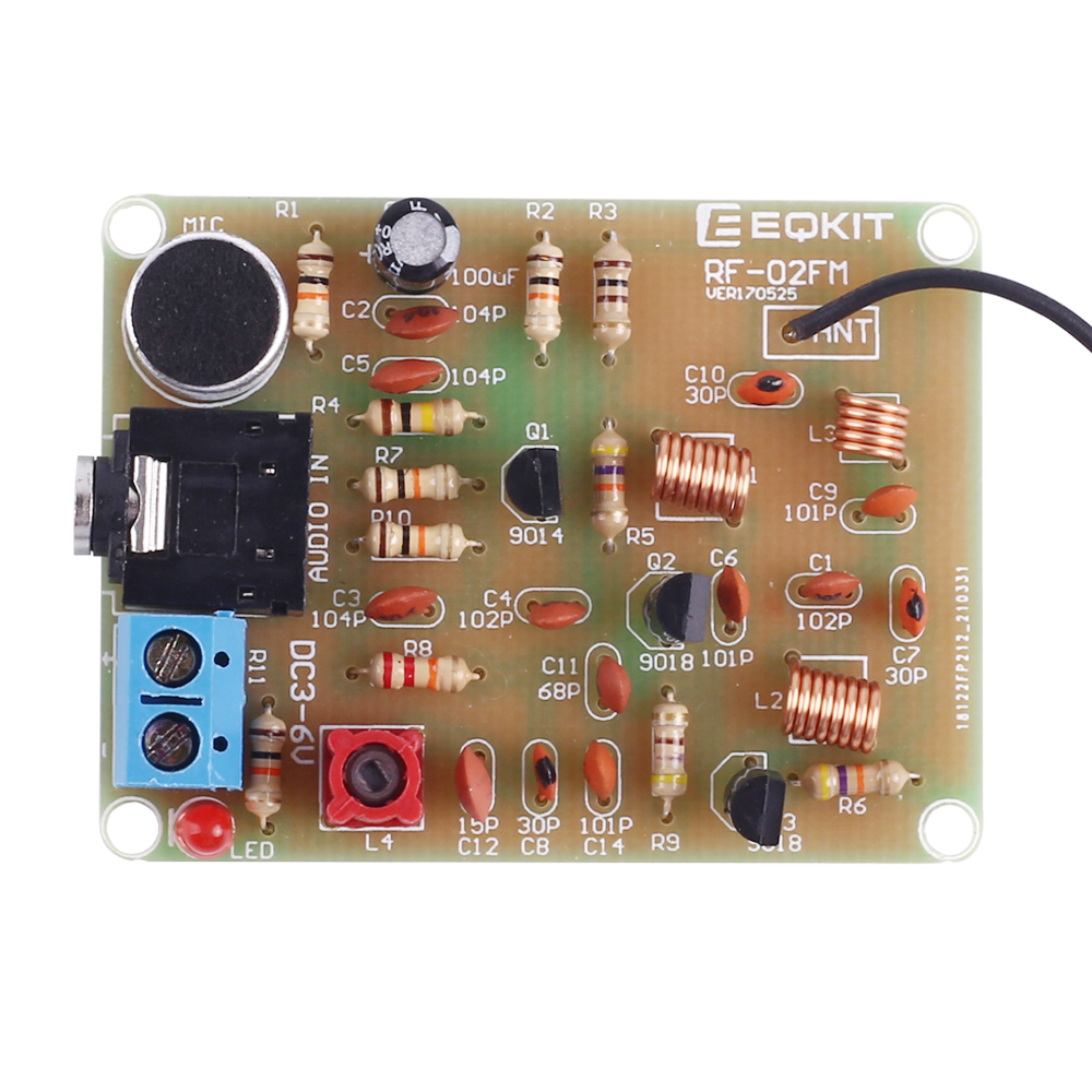 DIY Kit FM Radio Transmitter 88108MHz from ICStation on Tindie